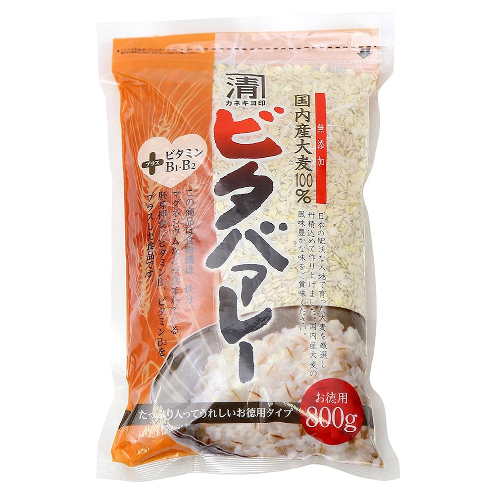 押麦にビタミンB1・B2を強化しました。毎日の食事で少しずつ不足しがちなビタミンを補充できます。